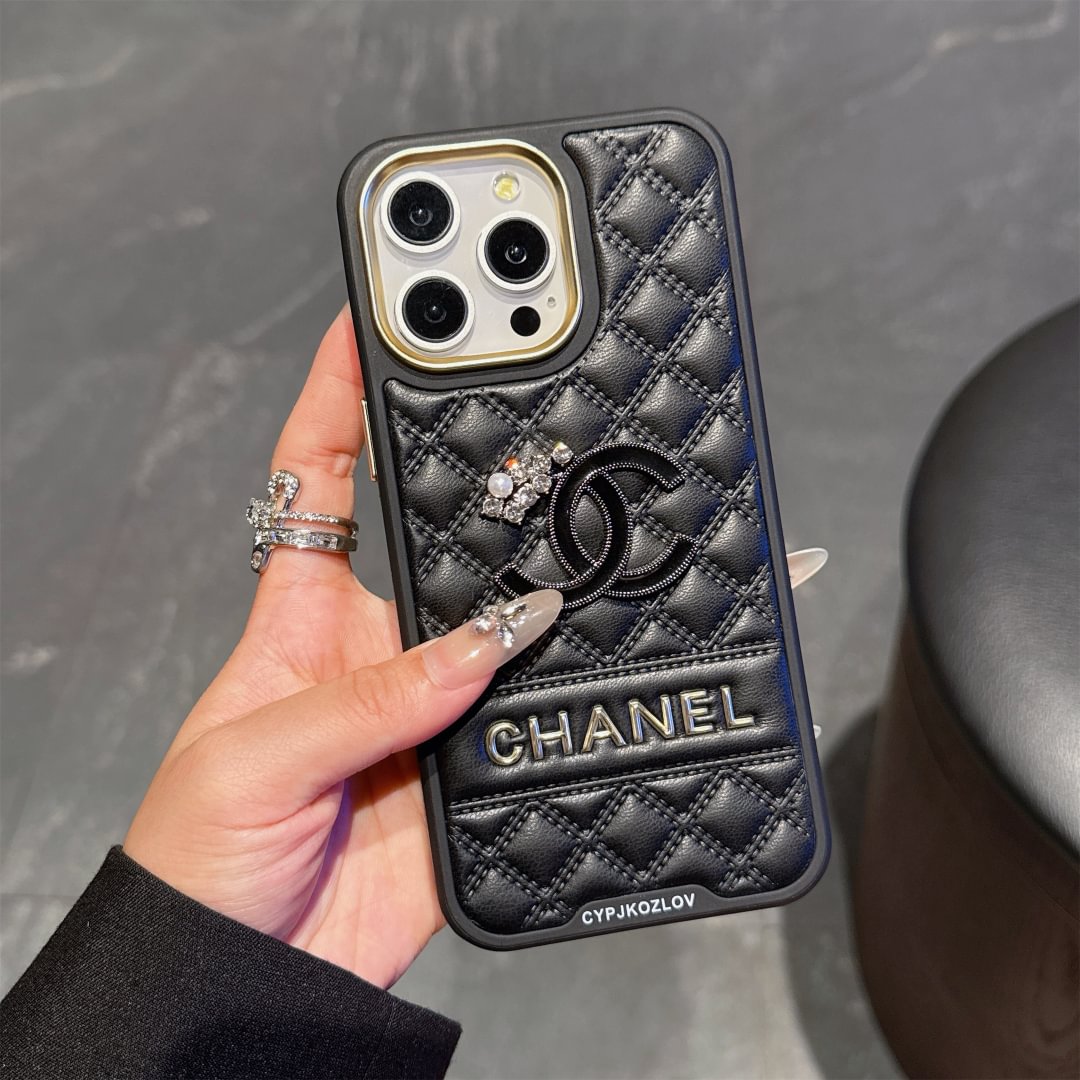 Luxury Chanel Diamond iPhone Case