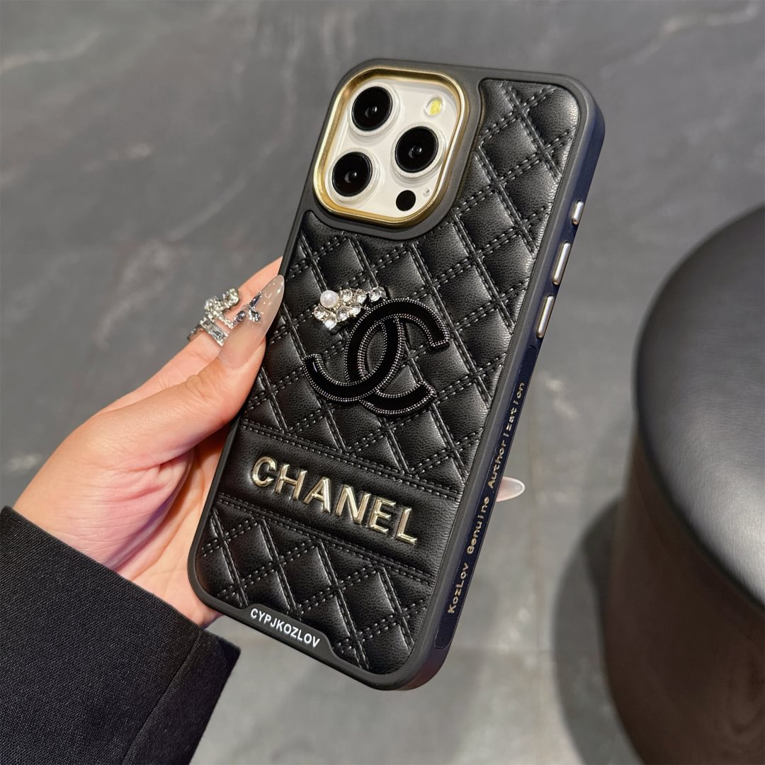 Luxury Chanel Diamond iPhone Case