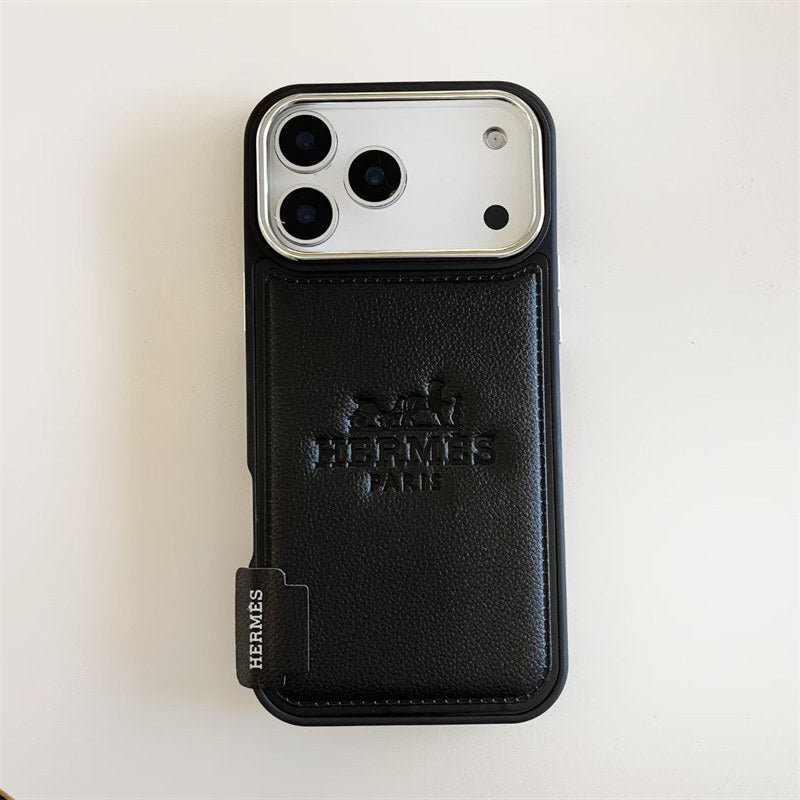 Luxury Leather Hermes IPhone Case 17