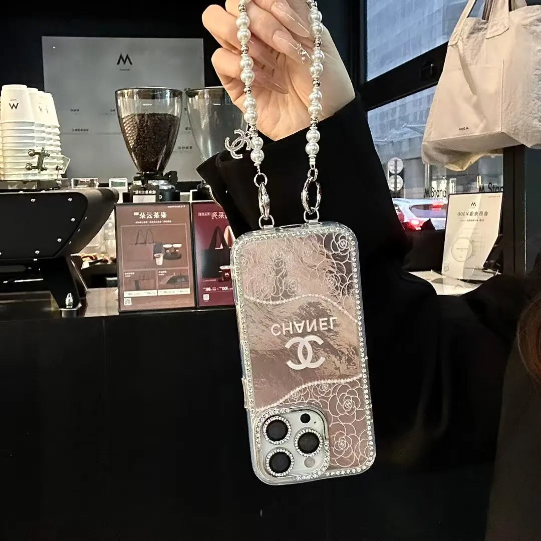 Chanel Inspired Pearl iPhone Case – MagSafe Premium Phone Case