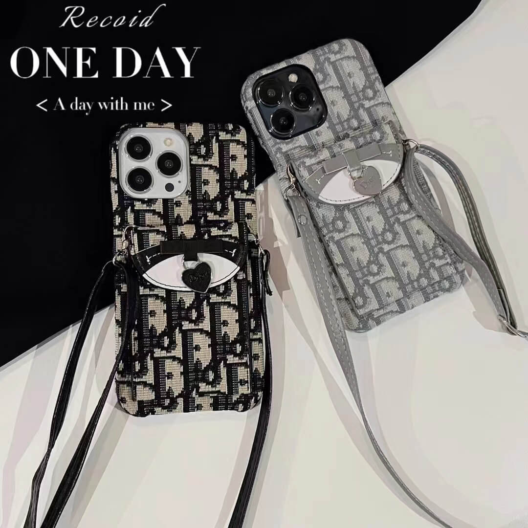 Dior Card Holder With Chain – Premium Designer Phone Case