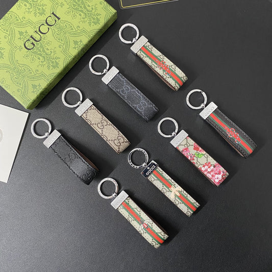 Leather Gucci Key Holder Bag Charm