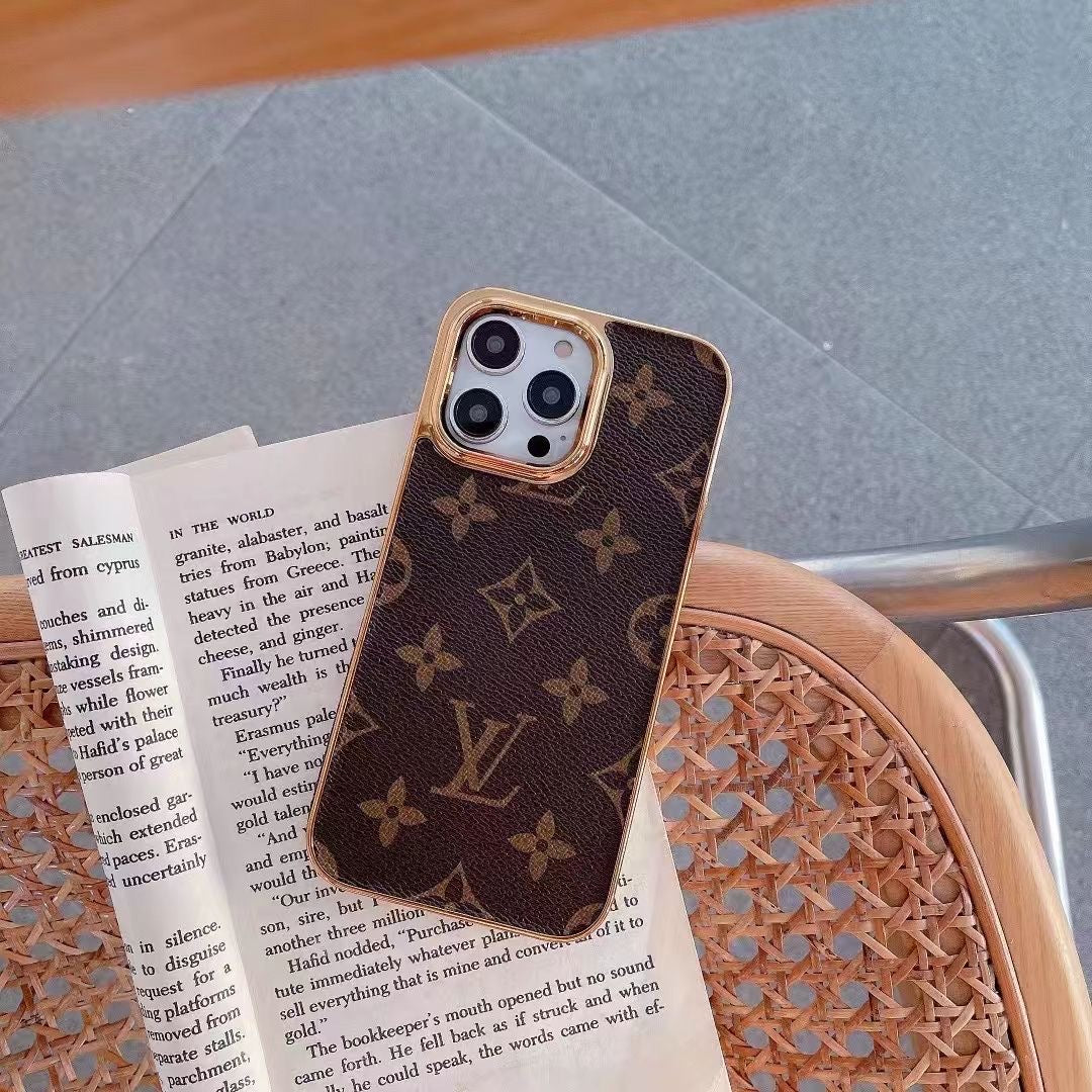 Luxury CLASSIC PRINTED LV PHONE CASE FOR iPHONE