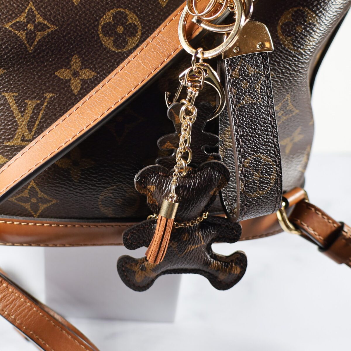 Louis Vuitton Bear Key Chain Bag Charm Accessory