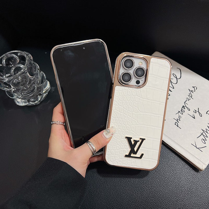 Premium LV Crocodile Pattern Color iPhone Case