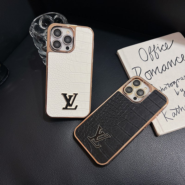 Premium LV Crocodile Pattern Color iPhone Case