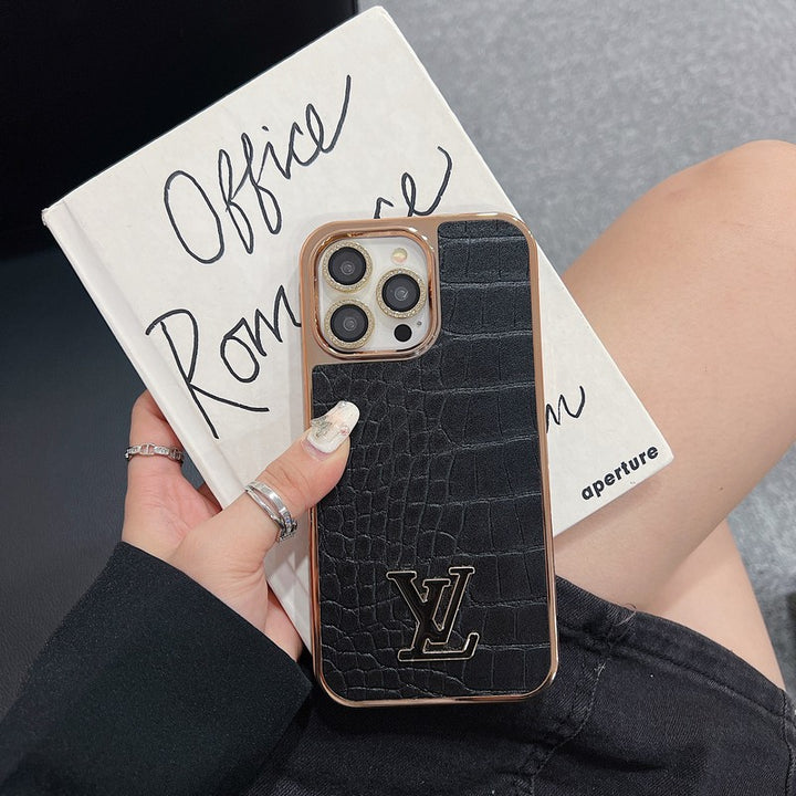 Premium LV Crocodile Pattern Color iPhone Case