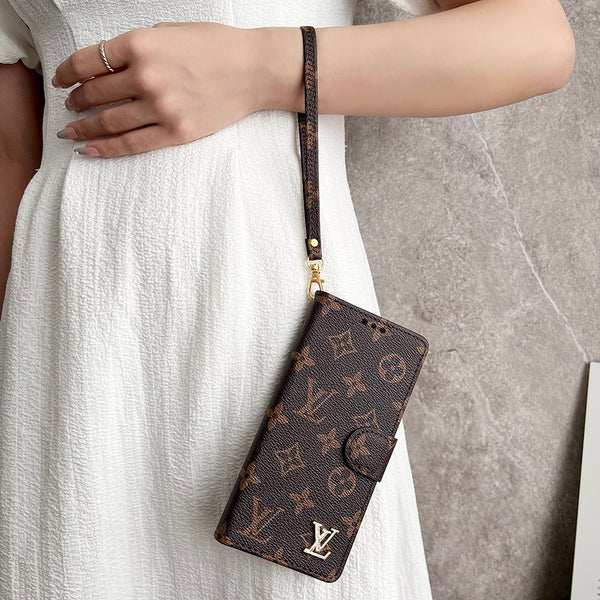 PREMIUM LV  FASHION WALLET IPHONE CASE