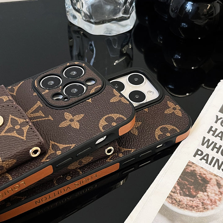 Inspired Louis Vuitton IPhone Case With Strap