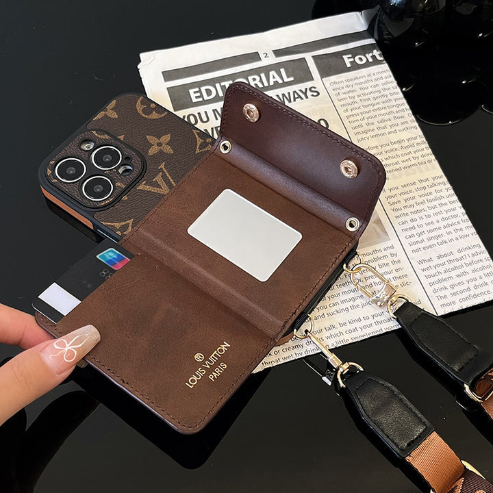 Inspired Louis Vuitton IPhone Case With Strap
