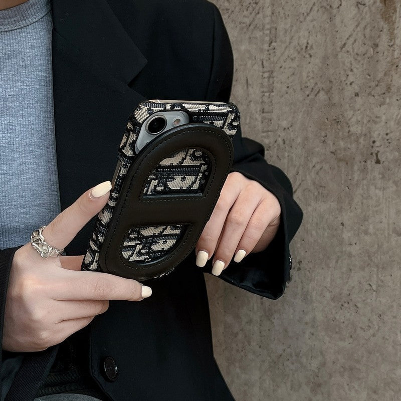 Designer Dior IPhone Case With Wallet Card