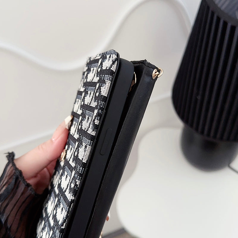 Designer CD Bag Scarves Chain iPhone Case Inspired