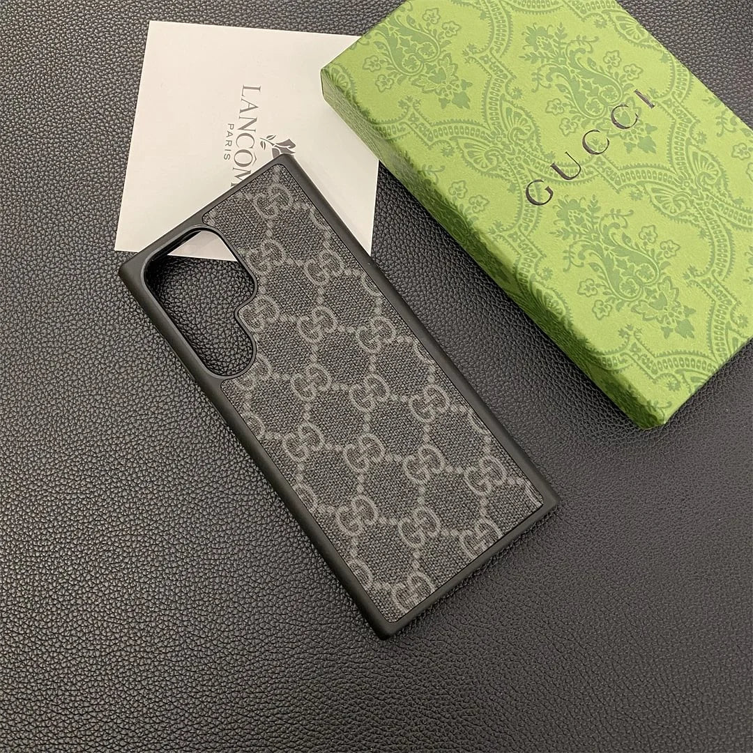 Gucci iPhone 13 & Samsung Leather Case – MagSafe Premium Phone Case