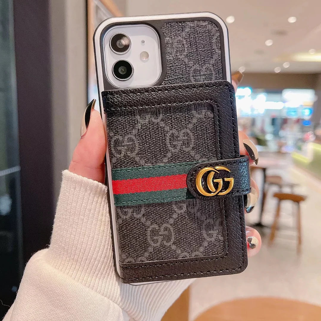 Gucci Iphone 16 Cardholder Max Cases – Luxury Designer Phone Case