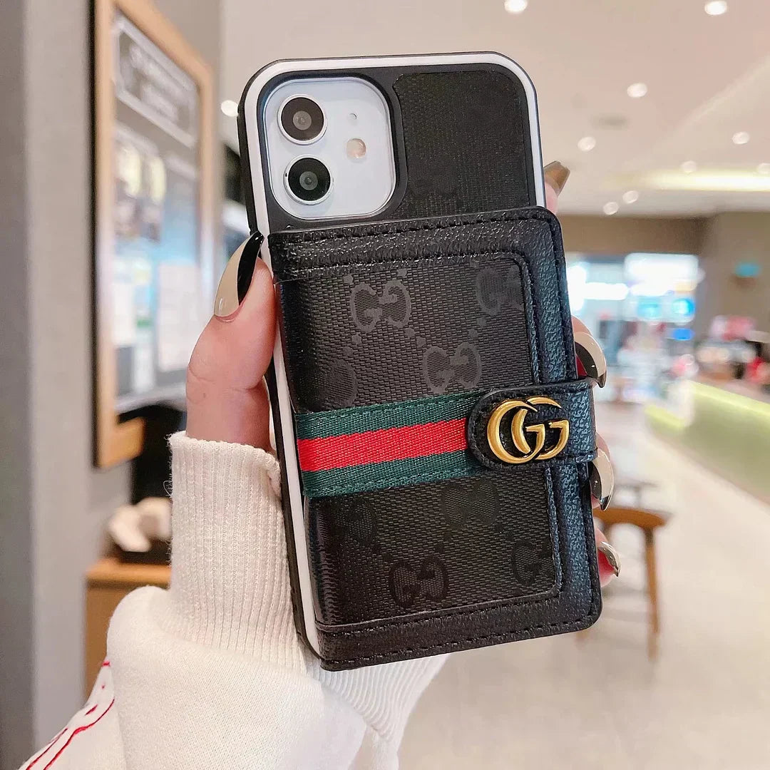 Gucci Iphone 16 Cardholder Max Cases – Luxury Designer Phone Case