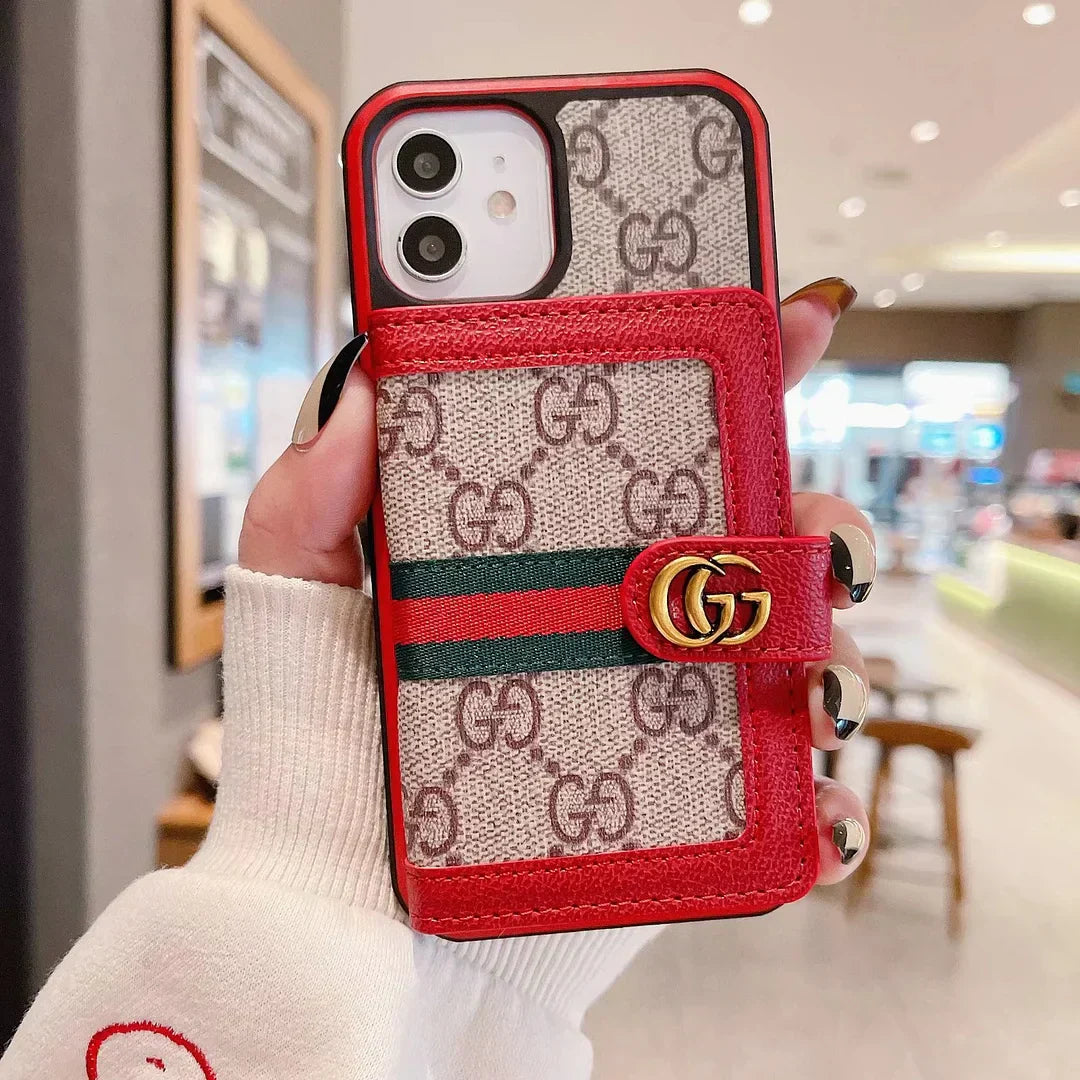 Gucci Iphone 16 Cardholder Max Cases – Luxury Designer Phone Case