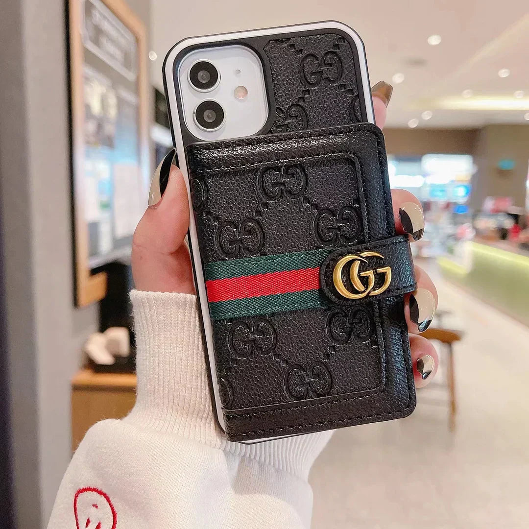 Gucci Iphone 16 Cardholder Max Cases – Luxury Designer Phone Case