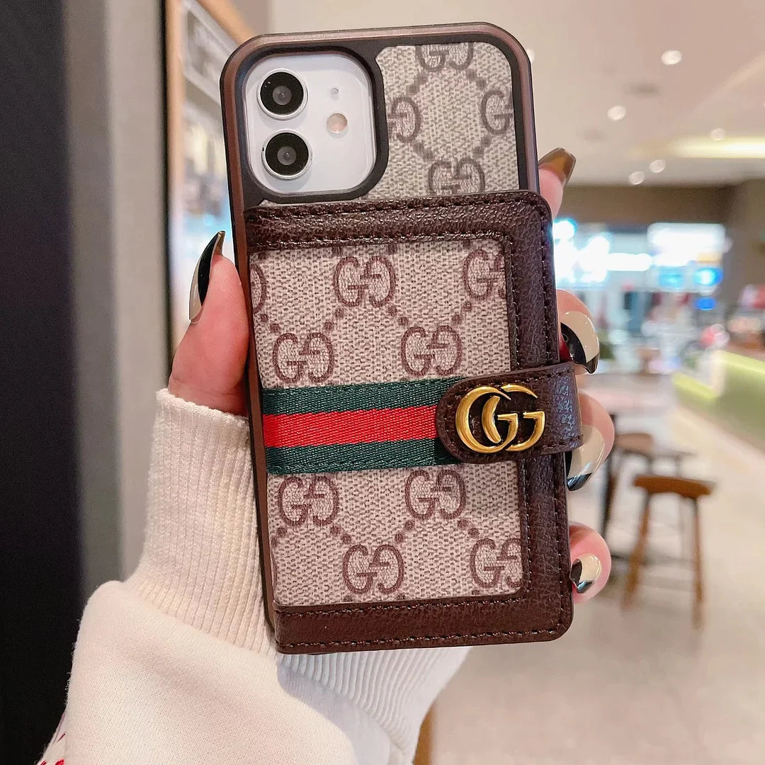 Gucci Iphone 16 Cardholder Max Cases – Luxury Designer Phone Case