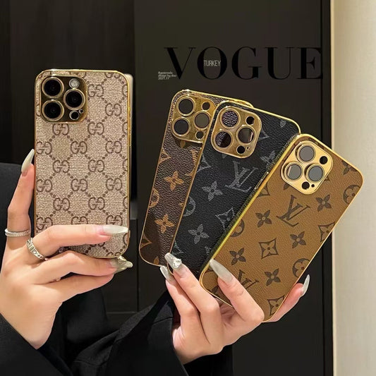 LUXURY LV IPHONE CASE LEATHER COVER