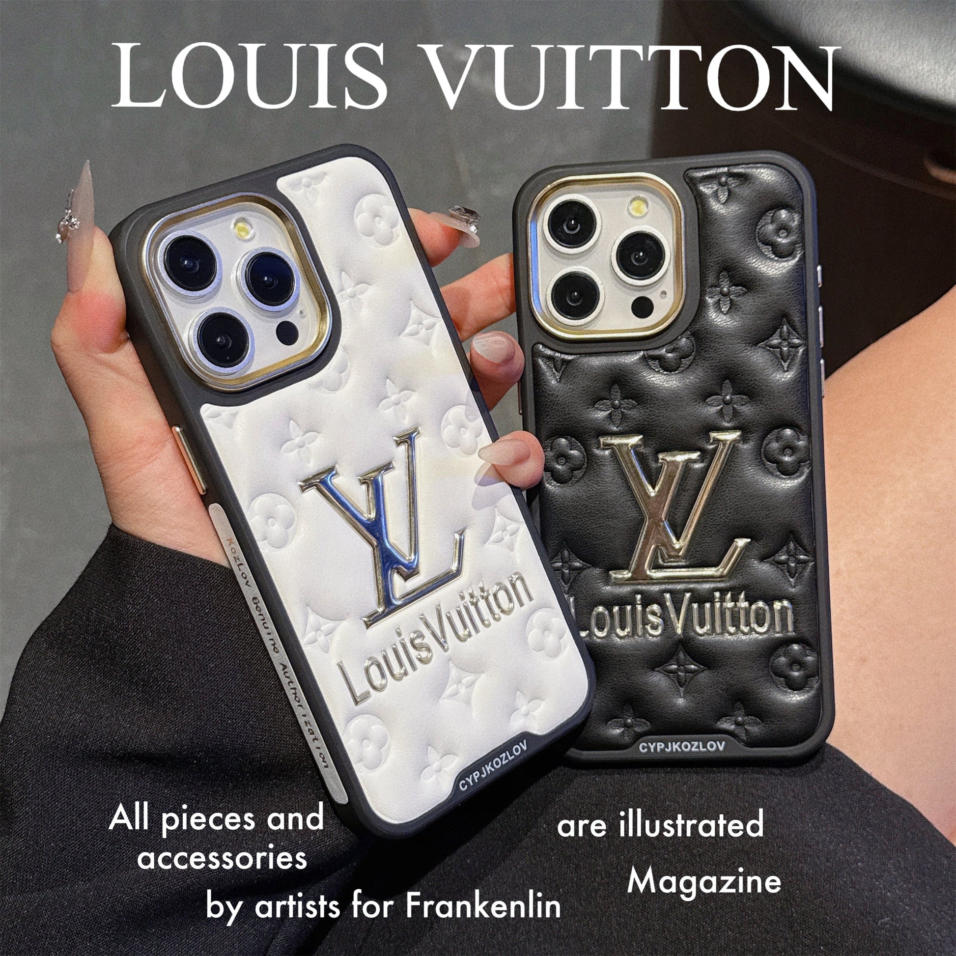 Leather Louis Vuitton Apple iPhone Case