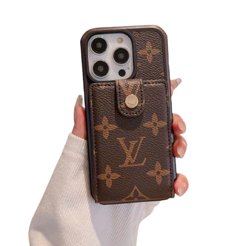 LV IPHONE CASE WITH CARD HOLDER