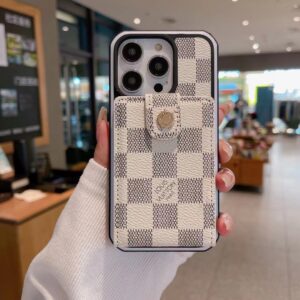 LV IPHONE CASE WITH CARD HOLDER