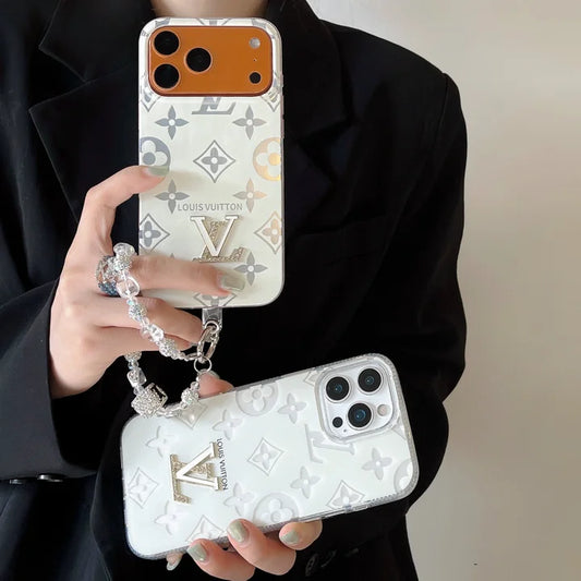 Louis Vuitton Monogram Phone Case With Hand Chain
