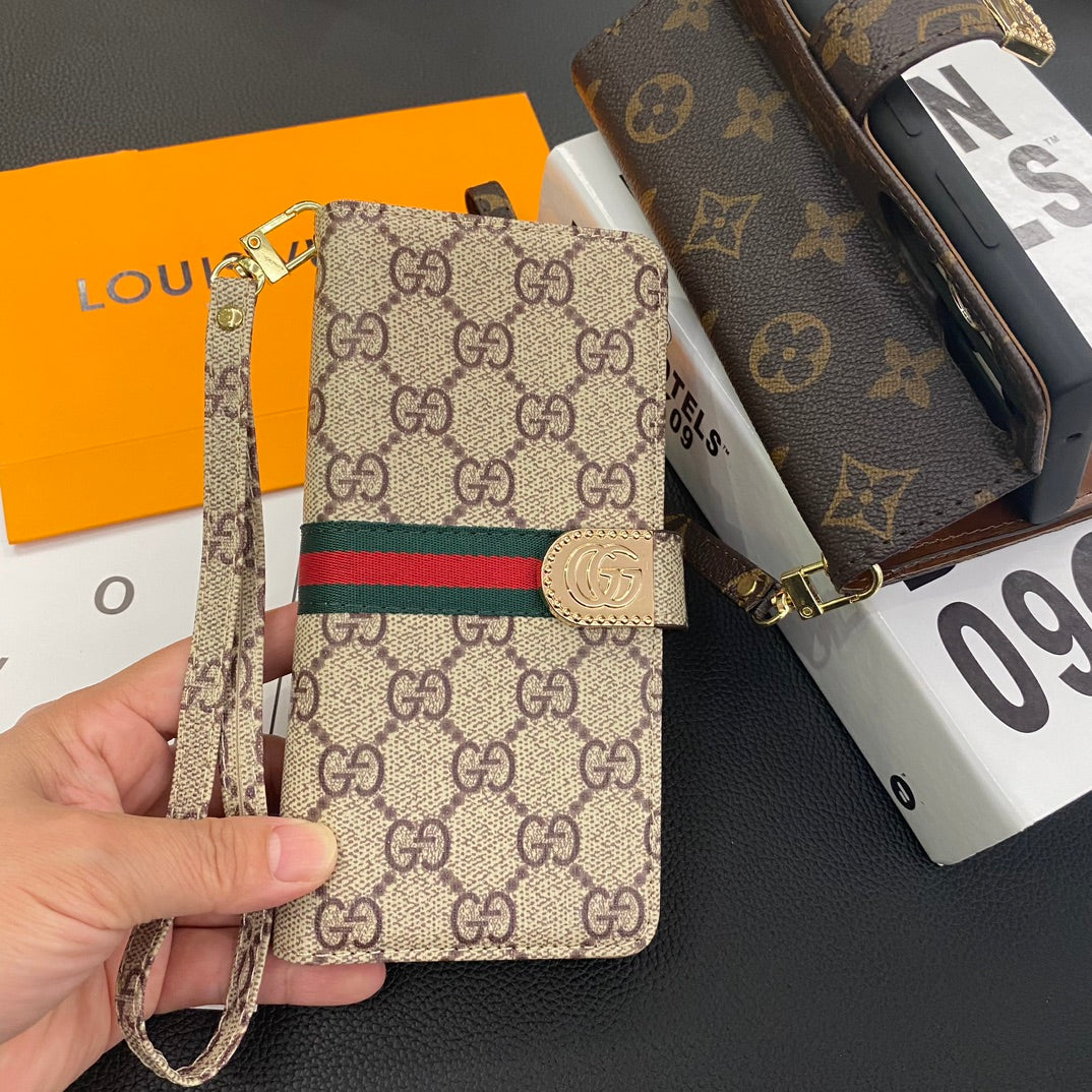 Luxury Designer Phone Wallet Case — Limited Stock!