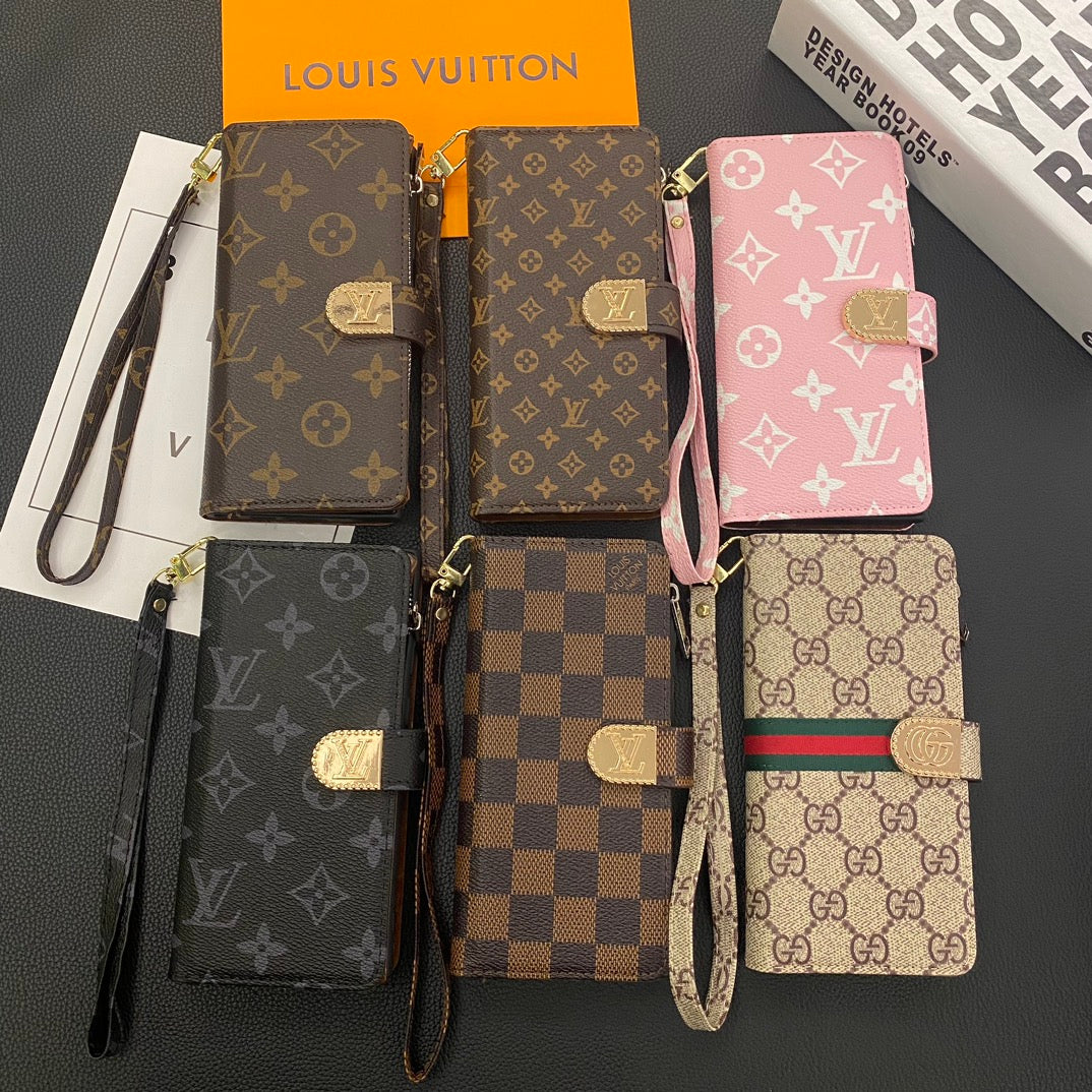 Luxury Designer Phone Wallet Case — Limited Stock!