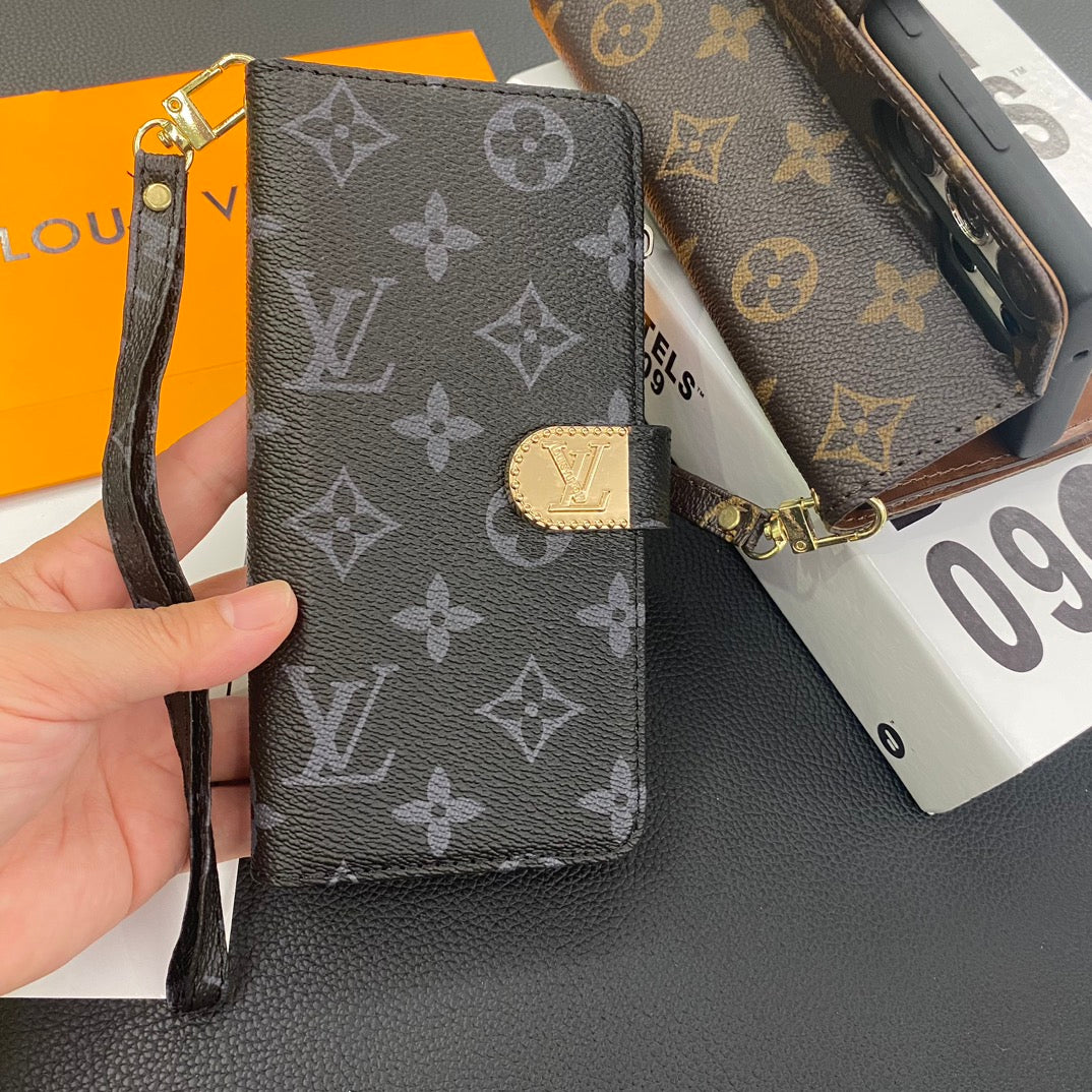 Luxury Designer Phone Wallet Case — Limited Stock!