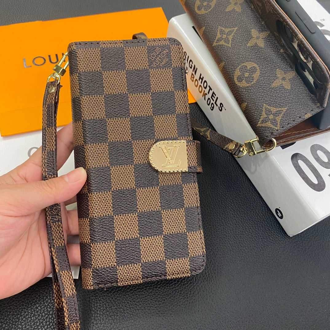 Luxury Designer Phone Wallet Case — Limited Stock!