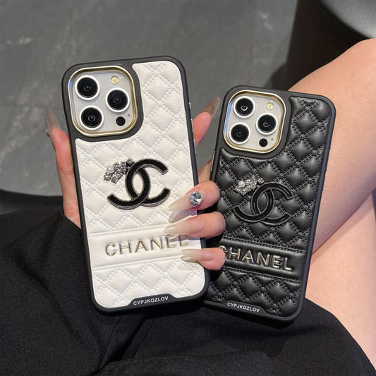 Luxury Chanel Diamond iPhone Case