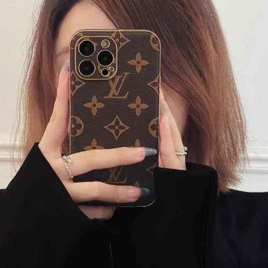 Luxury Lv Monogram iPhone Case