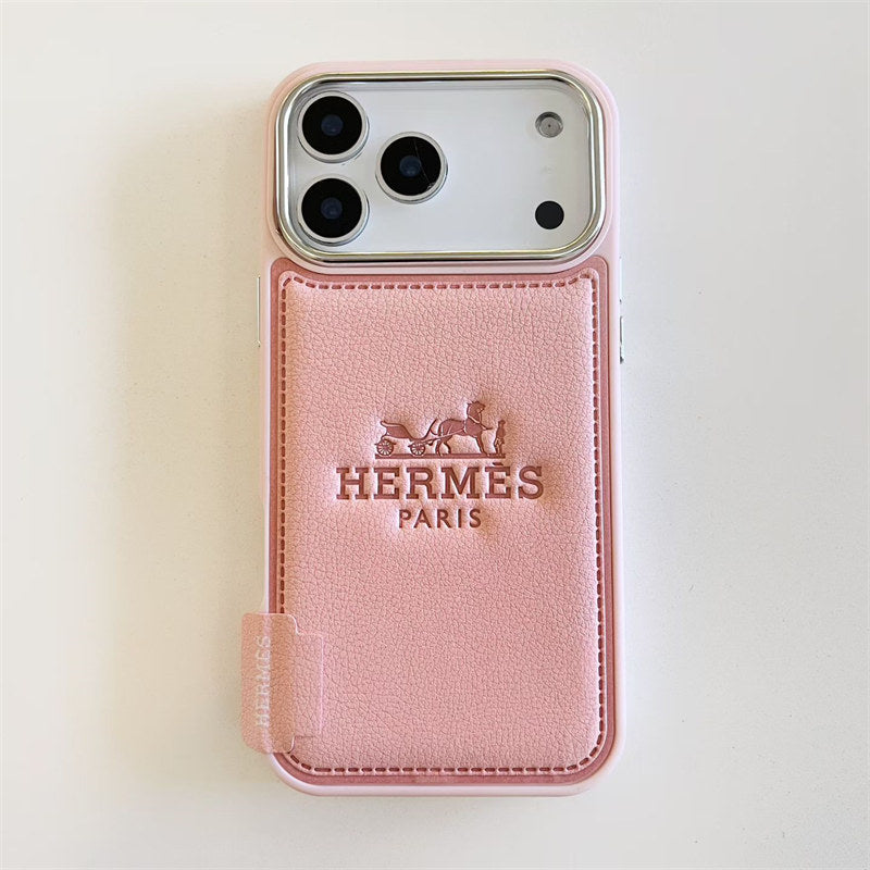 Luxury Leather Hermes IPhone Case 17