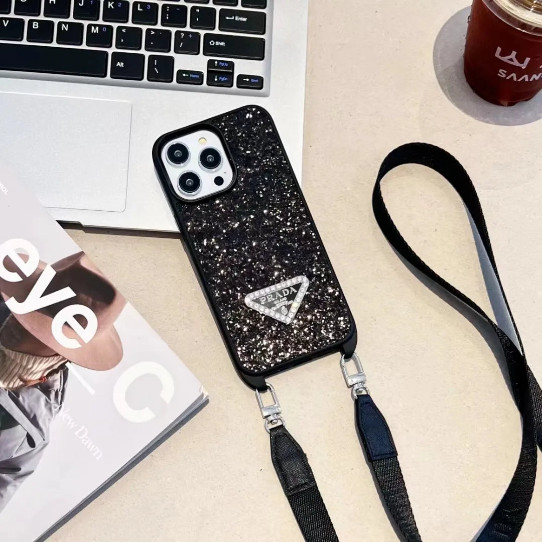 Slim Clear Prada Bling Phone Case – Slim Clear Phone Case
