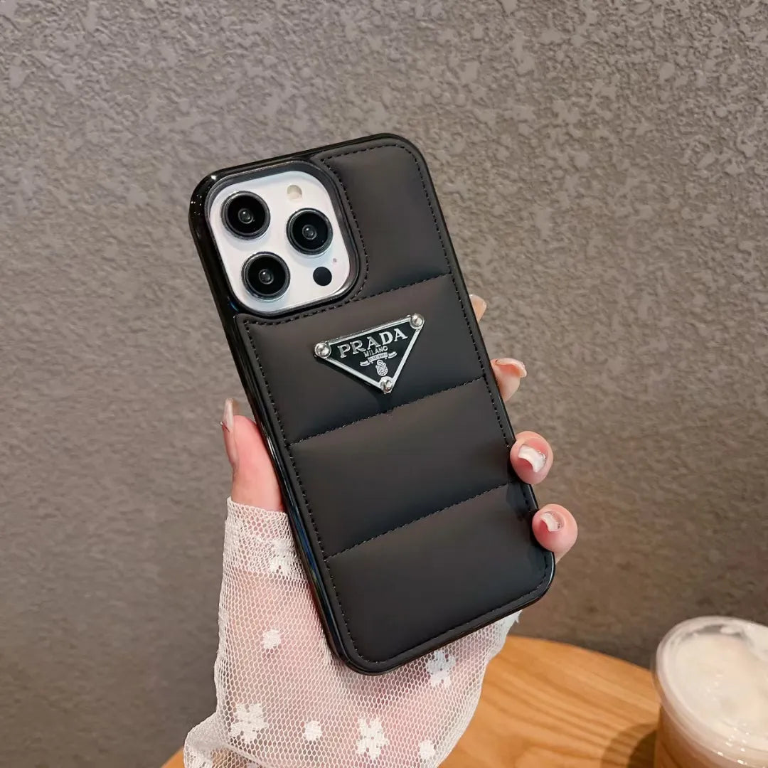 Shockproof Prada Puffer Phone Case – Luxury Designer Phone Case