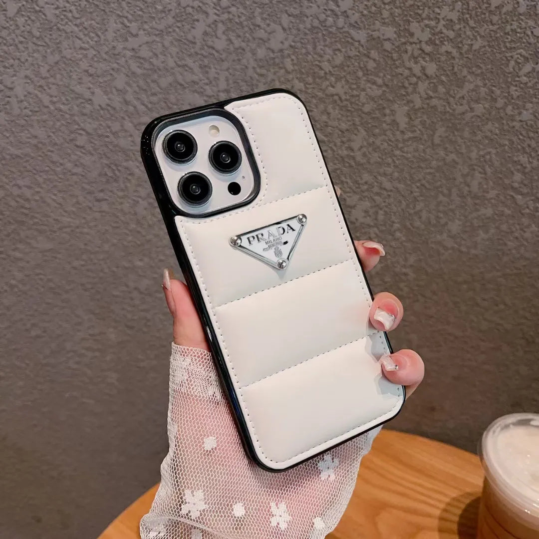 Shockproof Prada Puffer Phone Case – Luxury Designer Phone Case