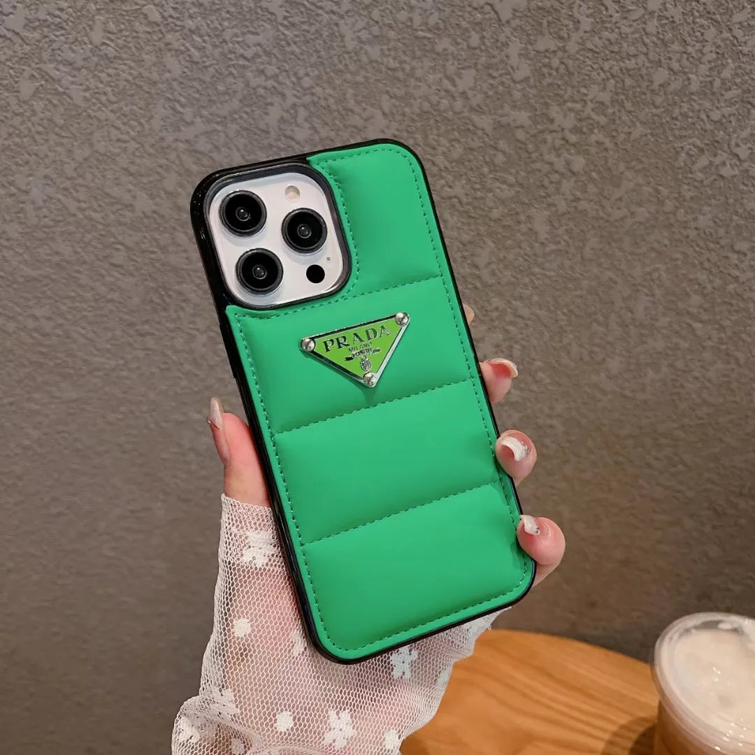 Shockproof Prada Puffer Phone Case – Luxury Designer Phone Case