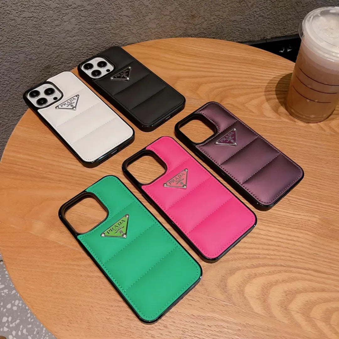 Shockproof Prada Puffer Phone Case – Luxury Designer Phone Case
