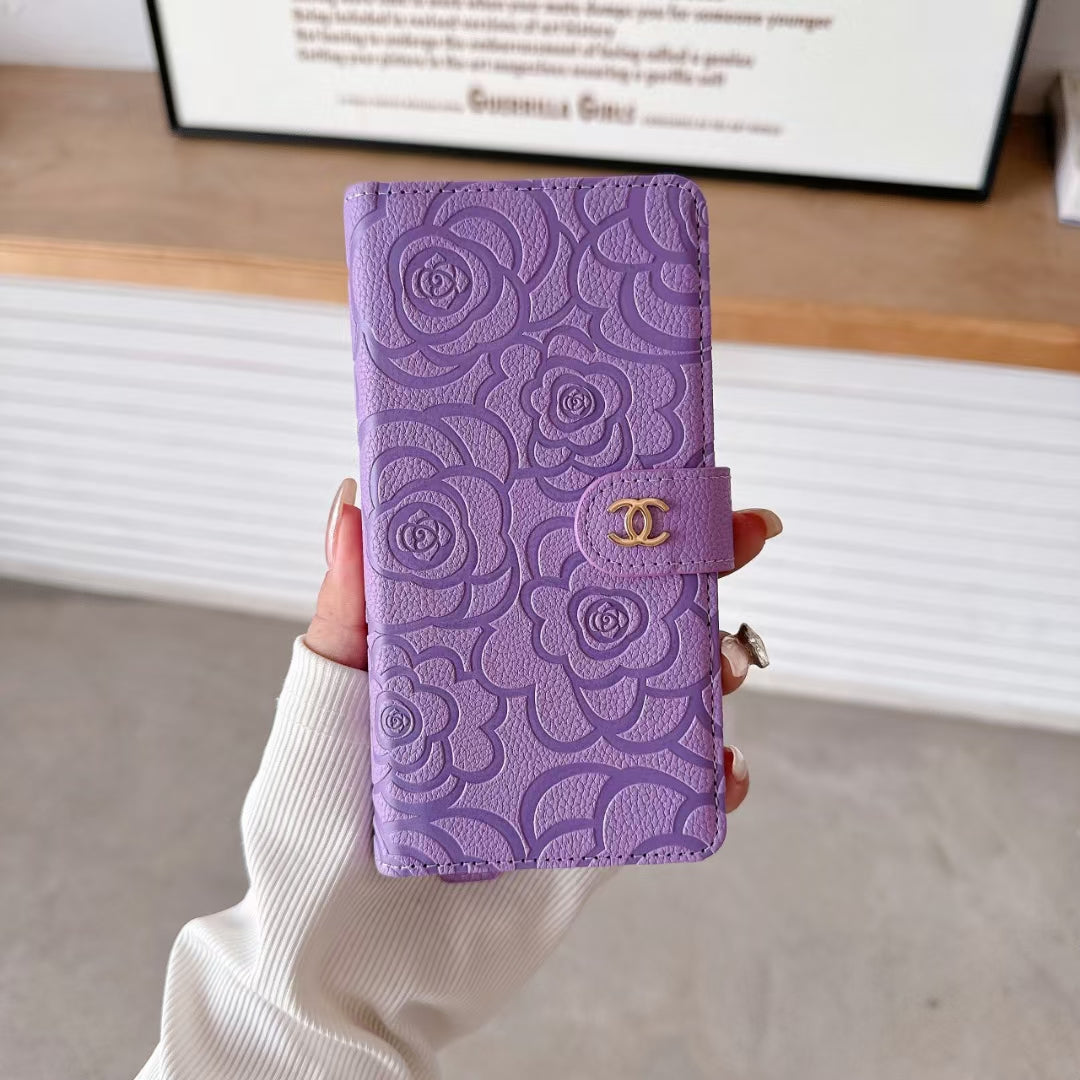 Chanel Leather Wallet Bag Apple iPhone Case