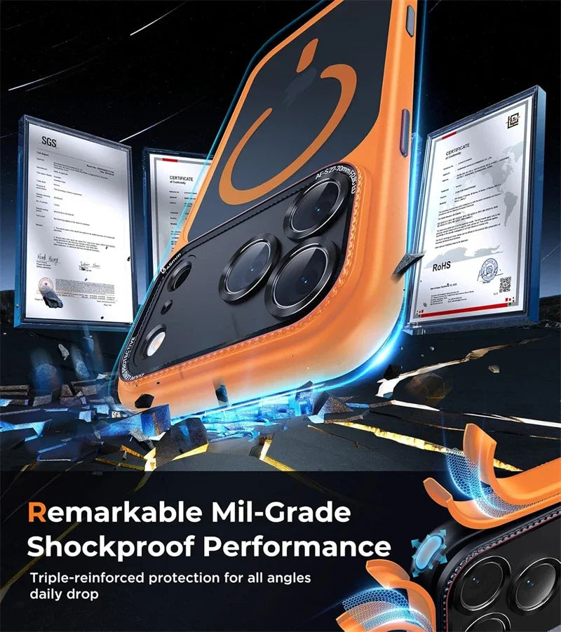 Camera Lens Protector Magnetic Accessories Phone Case for iPhone 17/ 16/ 15/ 14