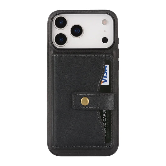 Leather phone case Wallet cash Card Holder For iPhone 17 / 16 / 15 / 14