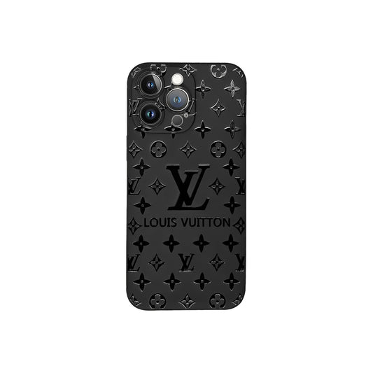 BLACK LV IPHONE CASE FOR IPHONE 16 15 14