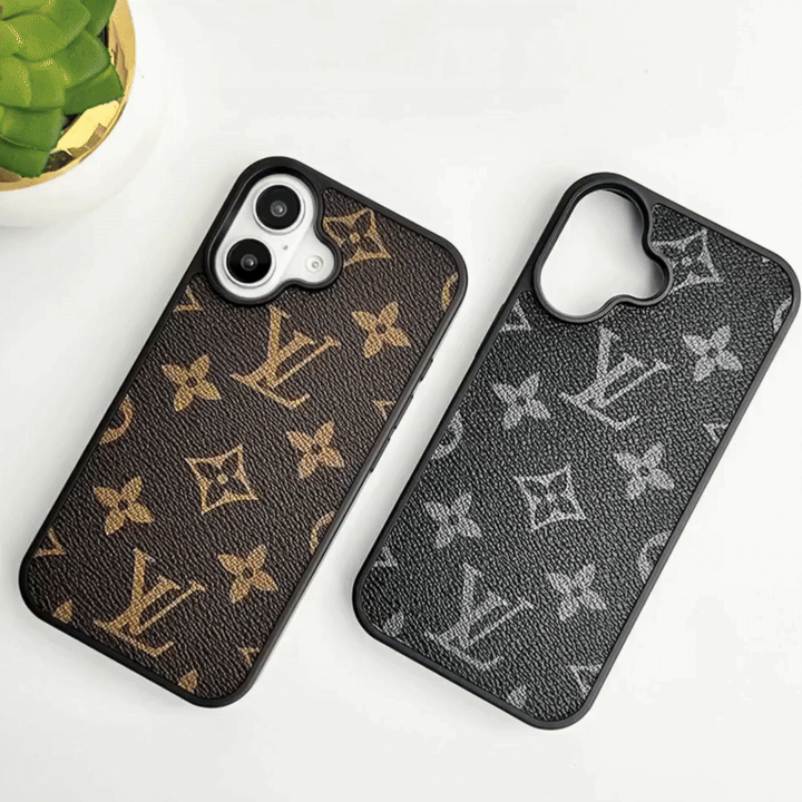 Luxury LV Leather Case For iPhone
