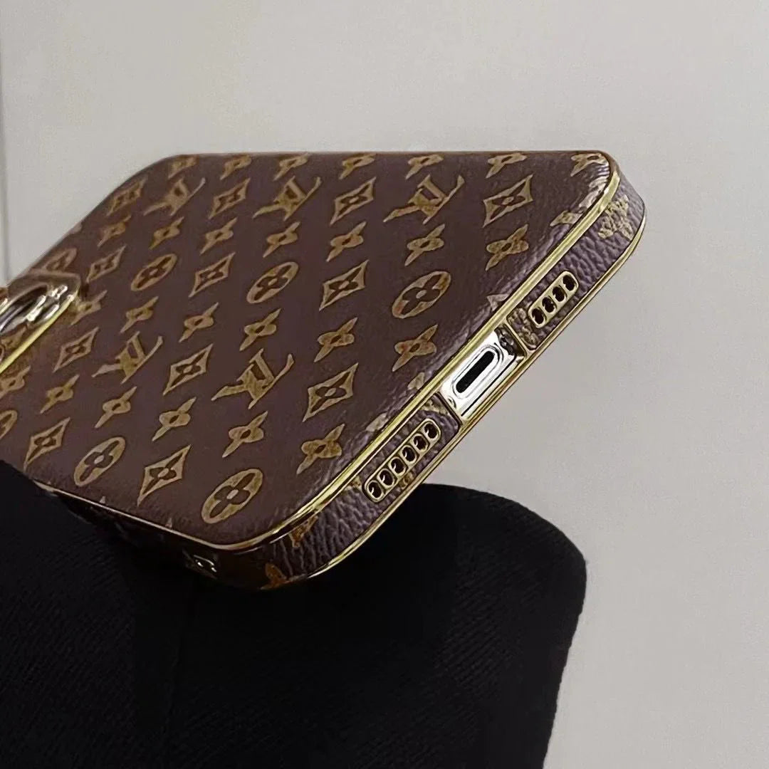 Luxury Lv Monogram iPhone Case