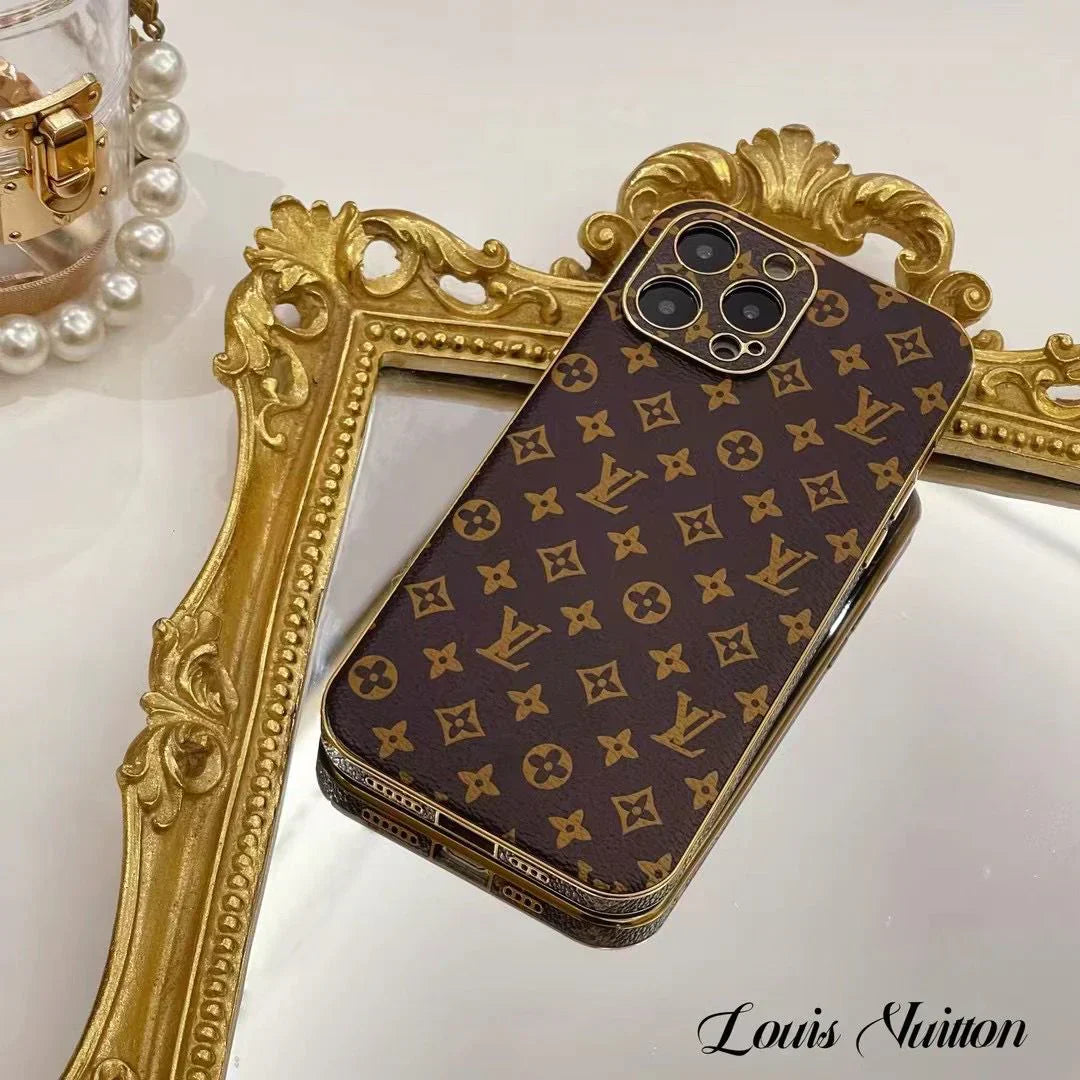 Luxury Lv Monogram iPhone Case