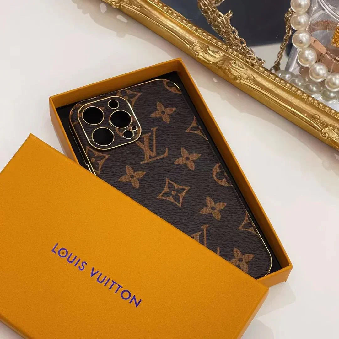 Luxury Lv Monogram iPhone Case