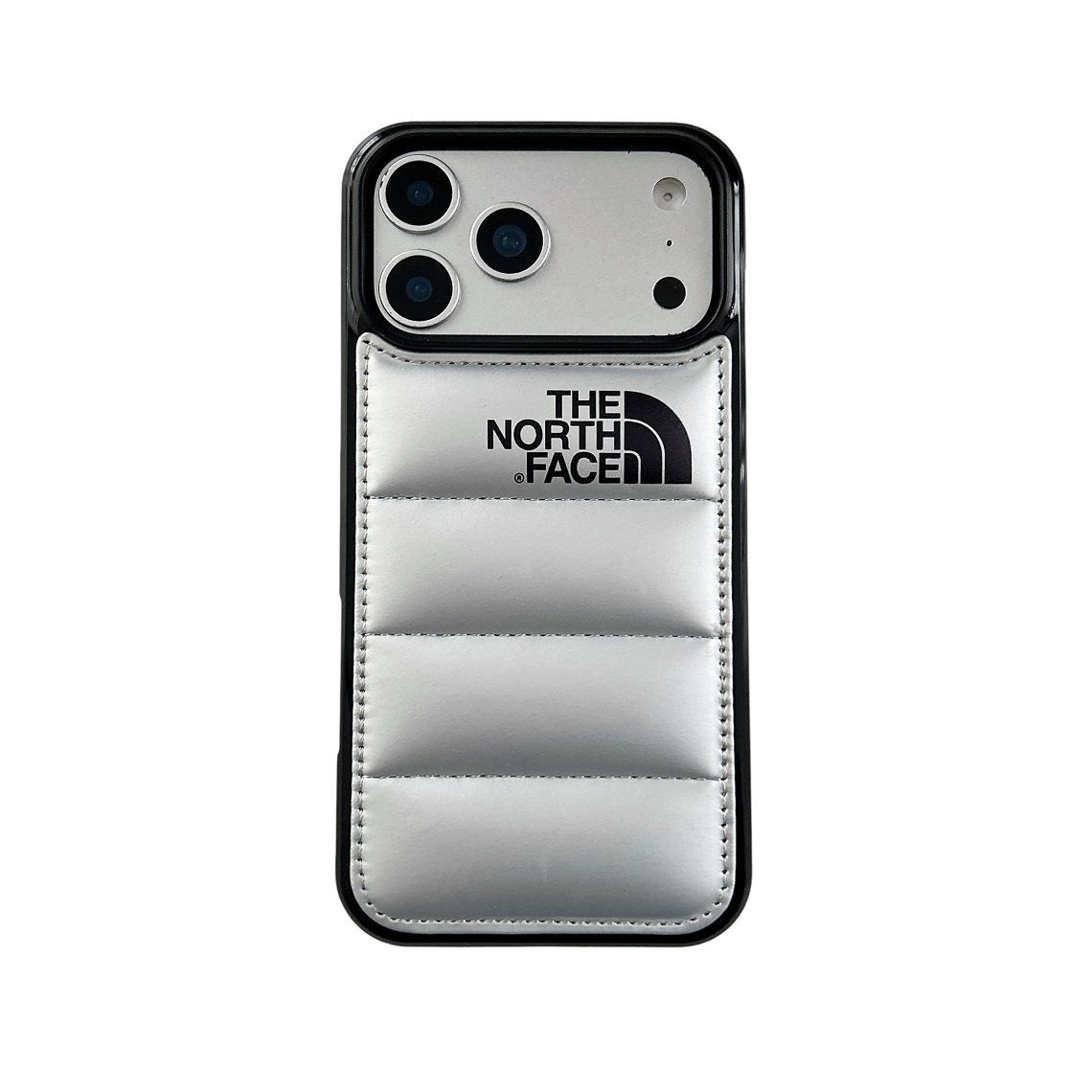 White North Face Puffer iPhone Case