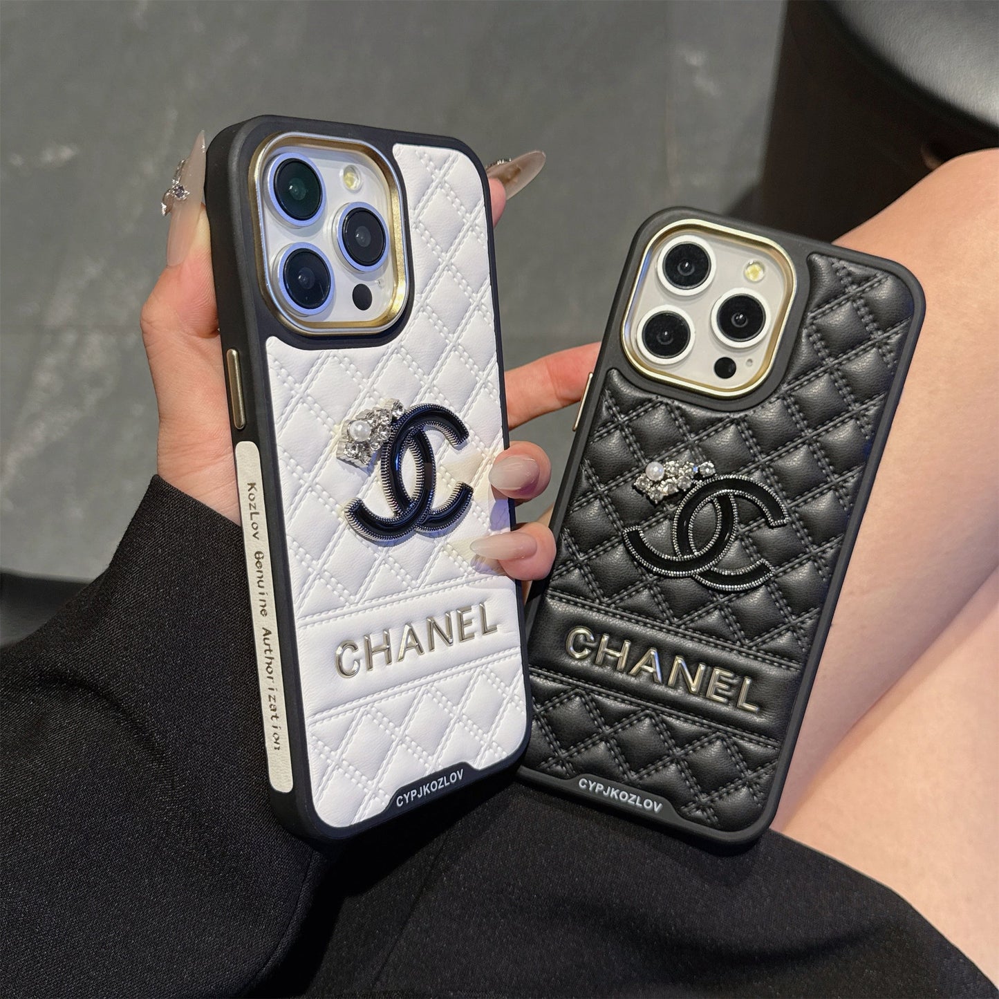 Luxury Chanel Diamond iPhone Case - High-end smartphone cases