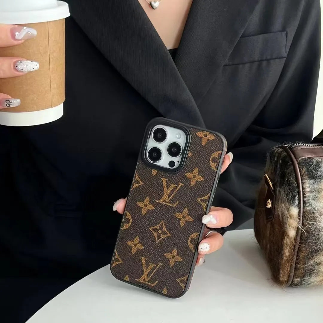 Louis Vuitton Apple leather phone case – Premium Designer Phone Case